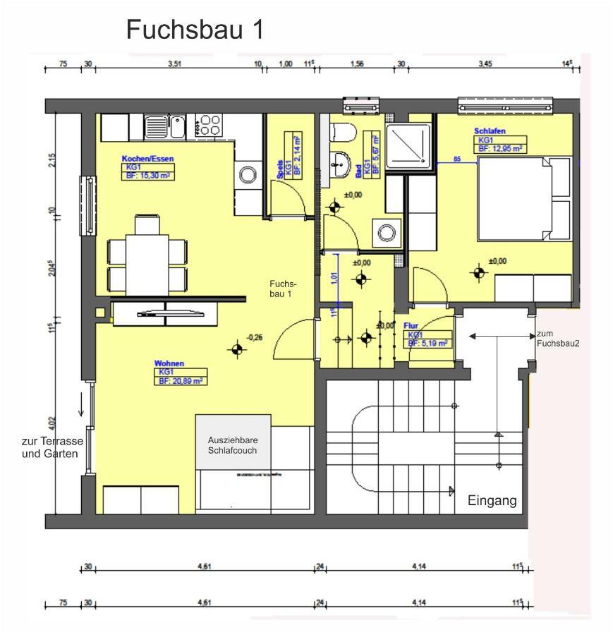 Hettstadt Zum Fuchsbau 아파트 외부 사진